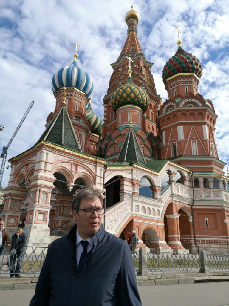 Aleksandar Vučić Moskva