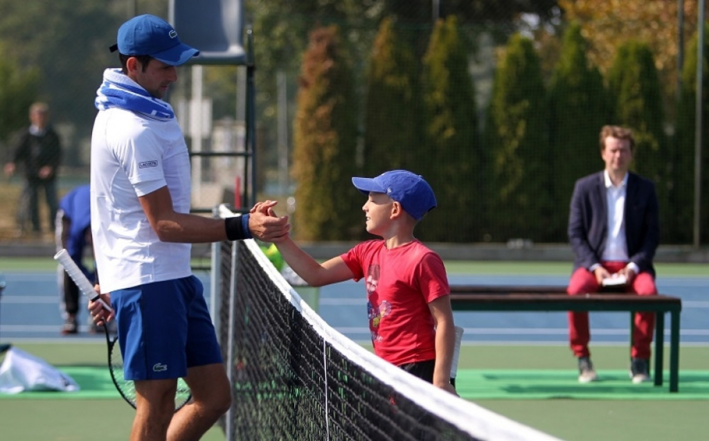 Đoković na terenima SC Novak
