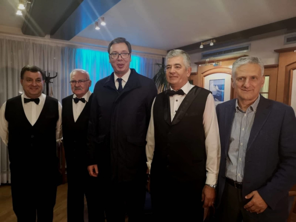 Vučić u moskovskom restoranu