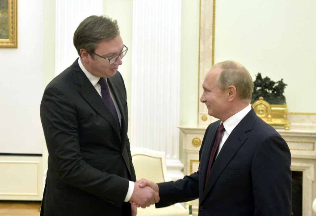 Aleksandar Vučić i Vladimir Putin