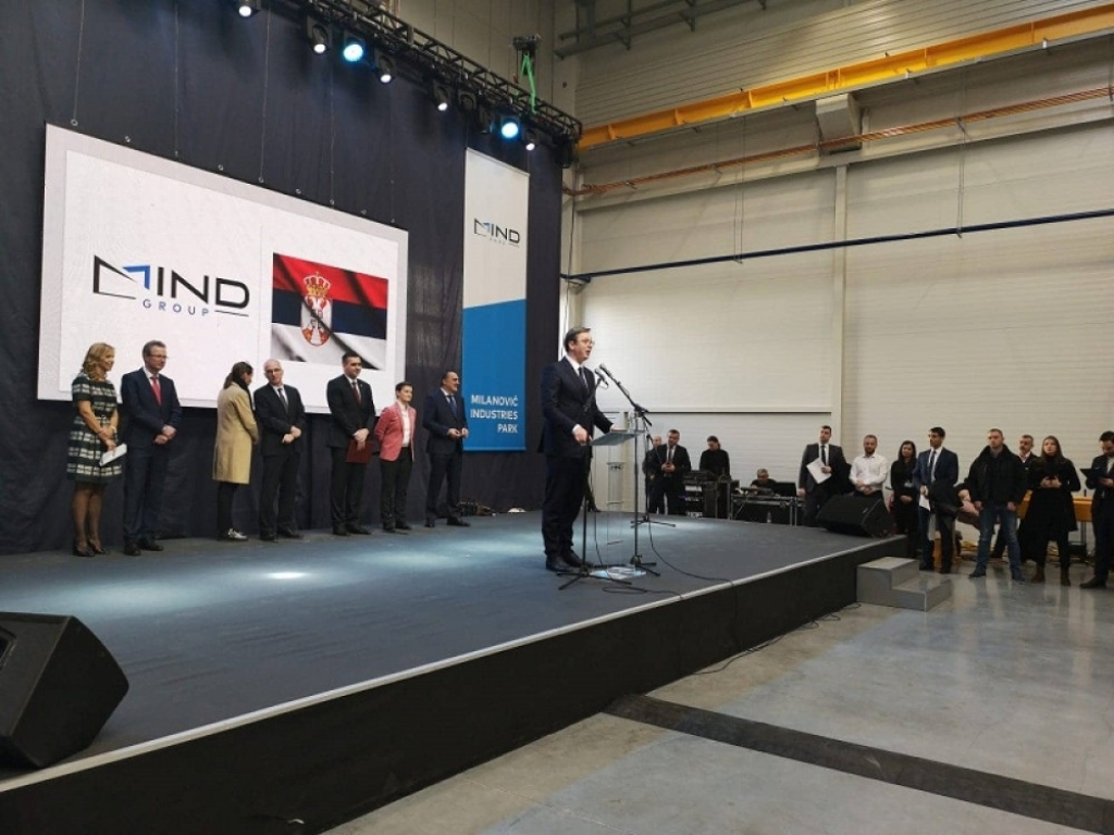 Aleksandar Vučić otvara fabriku u Kragujevcu 