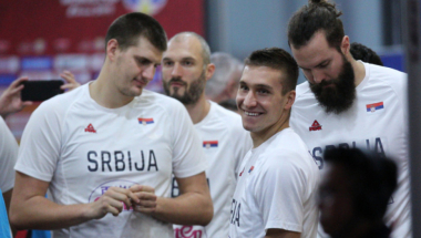 srpski košarkaši pred meč sa Argentinom, Srbija