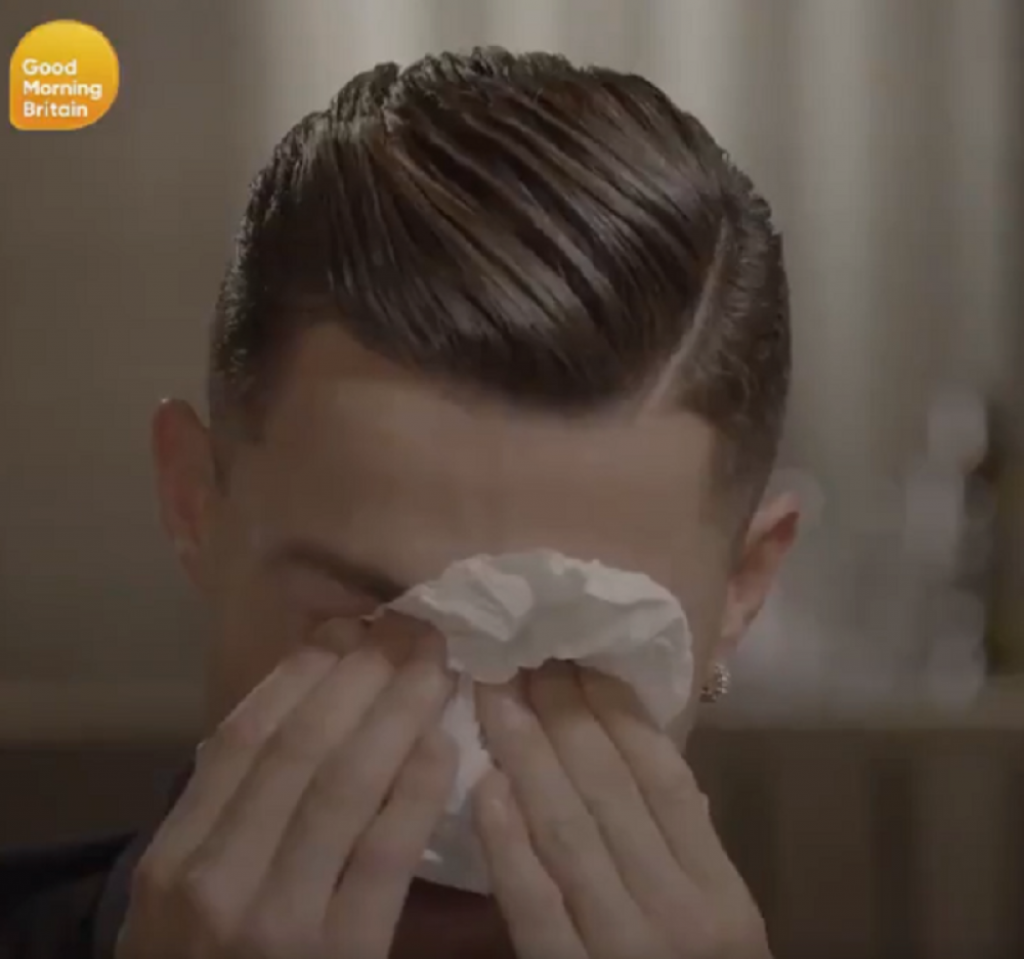 Kristijano Ronaldo plače