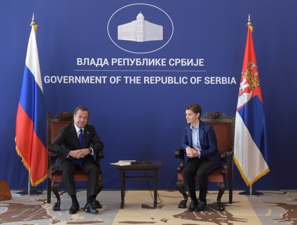 Ana Brnabić i Dmitrij Medvedev