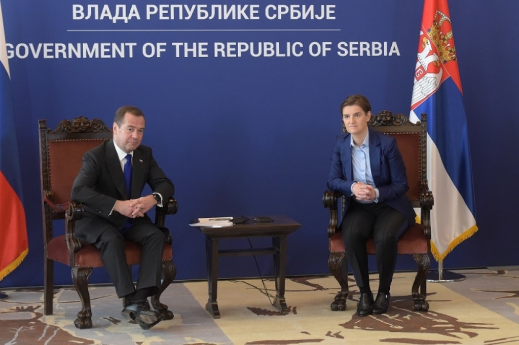Ana Brnabić i Dmitrij Medvedev