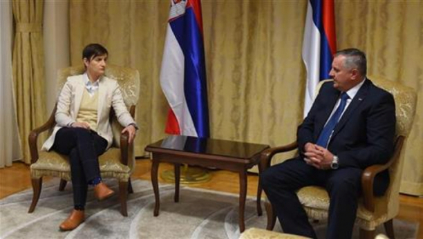 Premijerka Brnabić se sastala sa predsednikom Vlade Republike Srpske