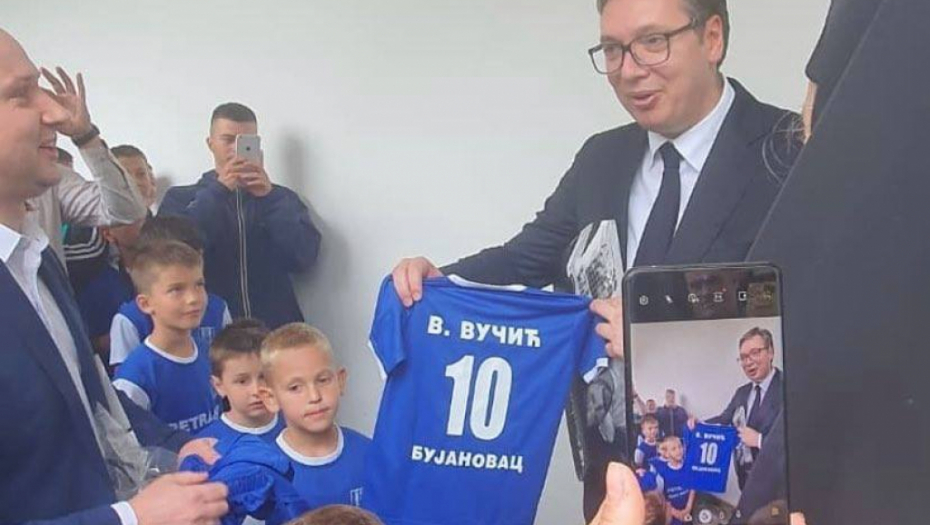 DRES ZA MALOG VUKANA Bujanovački fudbalski klub pripremio iznenađenje za predsednikovog sina