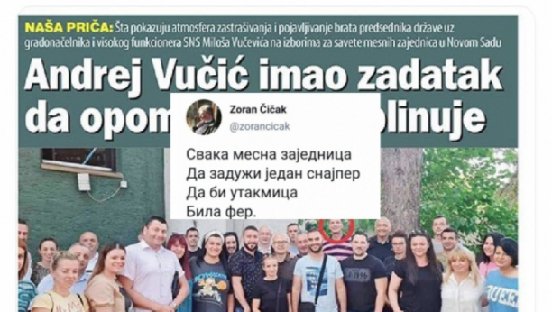 JEZIVO Đilasovac poziva na ubistvo Andreja Vučića! Svi po snajper! (FOTO)
