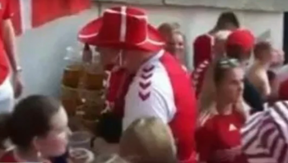 DANSKA IMA JOŠ JEDNOG POBEDNIKA! Navijač na Euru nosi 12 čaša piva i nije prosuo ni kap (VIDEO)