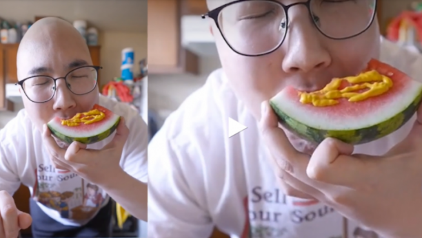 ŠTA RADITE LJUDI?! Tik Tok izazov - lubenica i senf su novi letnji hit? (VIDEO)