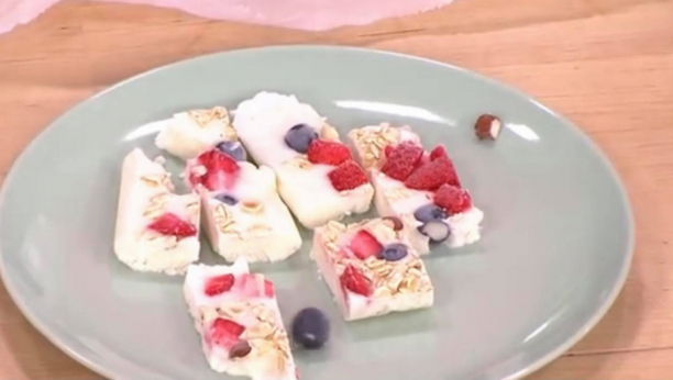 Osvežavajuća i zdrava grickalica: Napravite jogurt pločice