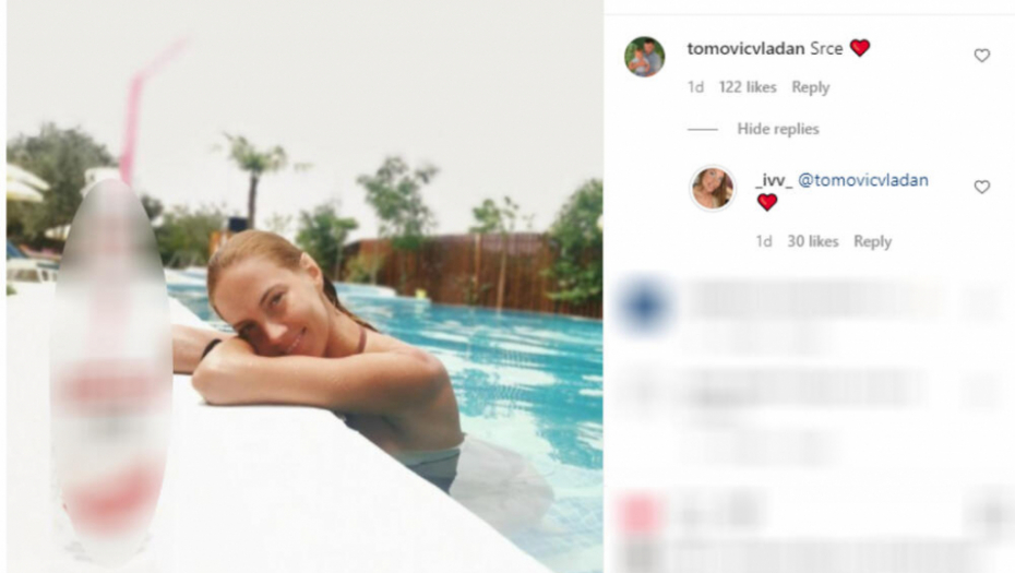 JAVNO TEPA REPEROVOJ BIVŠOJ! Ivana objavila vrelu fotku sa bazena, brat Vladimira Tomovića odmah uputio ovaj komentar i svi se pitaju samo jedno (FOTO)