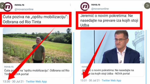 KOME VEROVATI? Đilasovski portal nastavlja da pravi budale od građana Srbije