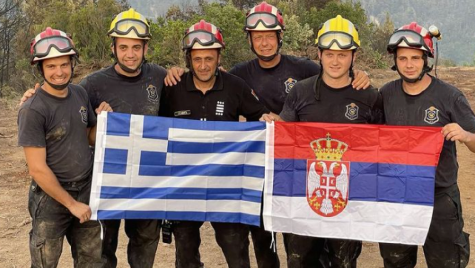 VEZA JAČA OD VATRE Vođa srpskih vatrogasaca se oglasio iz Grčke: Stave ruku na srce i kažu - vama hvala bratska Srbijo!