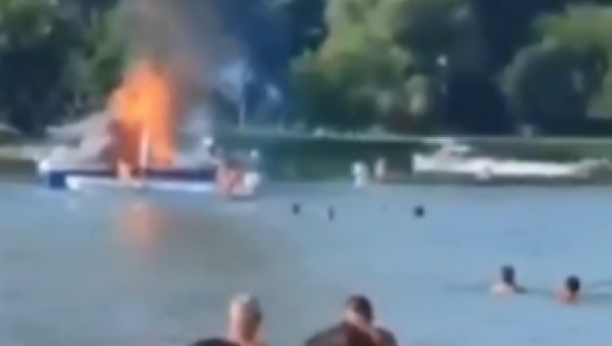 HOROR U BAČKOJ PALANCI Na plaži eksplodirao brod! (VIDEO)