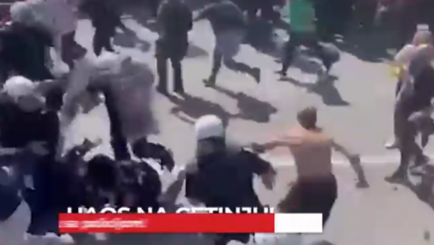 KLJUČA CRNA GORA Čekaju da padne mrtva glava, brutalan snimak sa Cetinja! Policija spustila štitove (VIDEO)