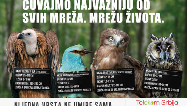 "Nijedna vrsta ne umire sama“ – nova kampanja Telekoma Srbija