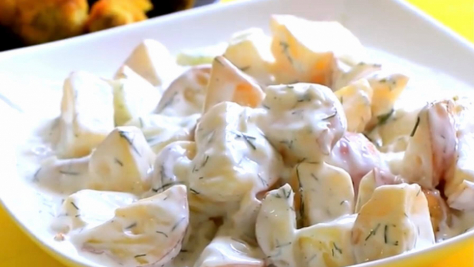 Lagana i ukusna: Krompir salata sa jogurtom i mirođijom