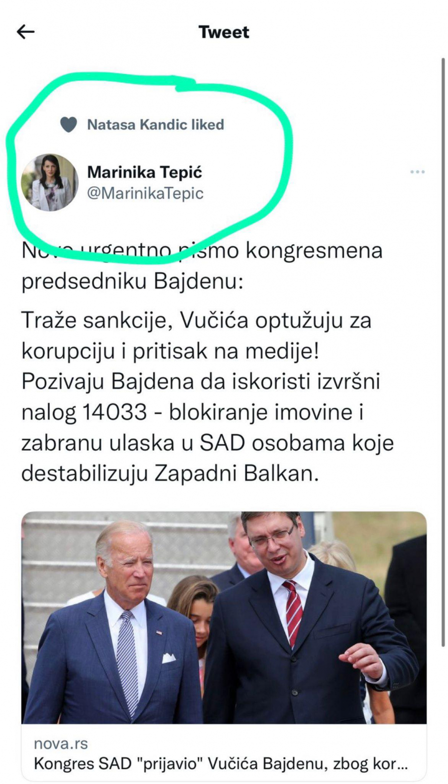 PUNA PODRŠKA ALBANSKIM LOBISTIMA Nataša Kandić uz Đilasa i Mariniku, priželjkuje sankcije Srbiji! (FOTO)