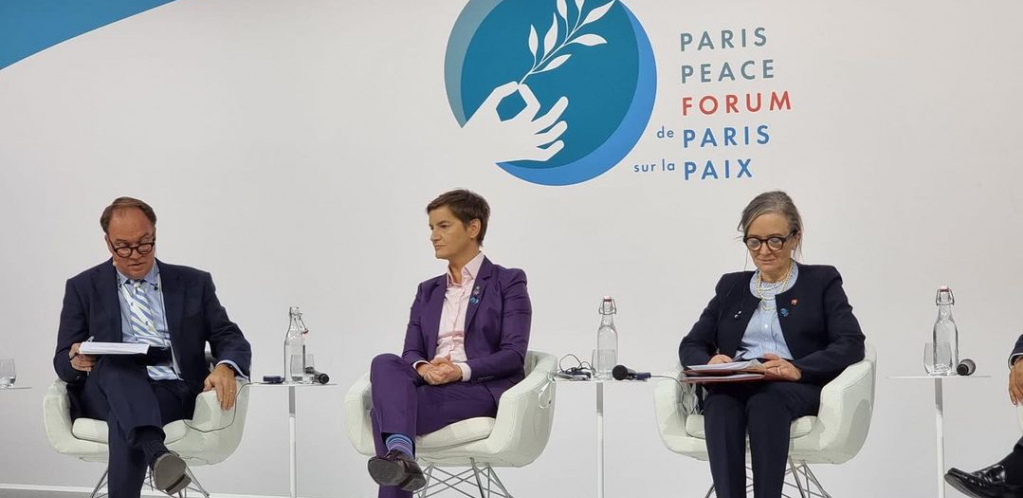 PREMIJERKA BRNABIĆ NA FORUMU U PARIZU: Posebna pažnja mora biti usmerena na pravednu tranziciju siromašnijih zemalja na zelenu energiju