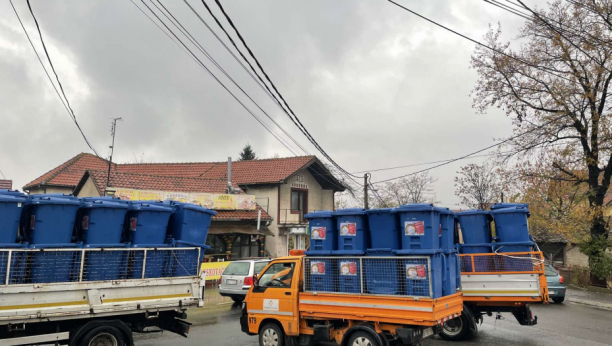 Podela reciklažnih kanti domaćinstvima na GO Surčin