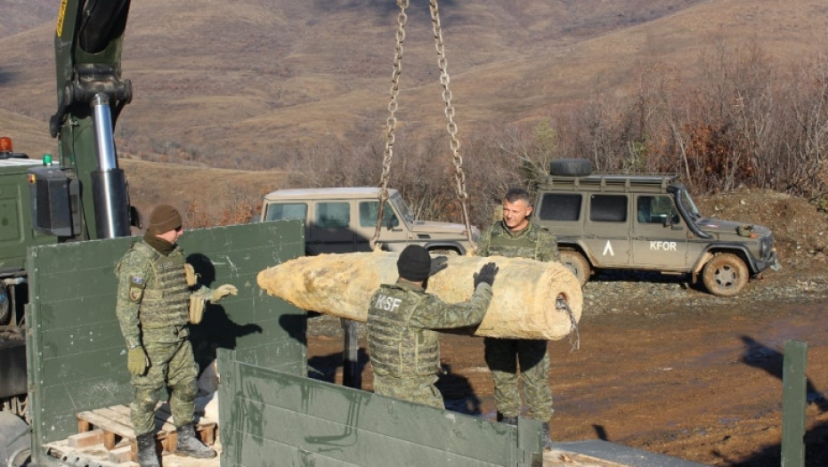 OSTACI NATO AGRESIJE Uklonjena bomba od 907 kilograma kod Merdara! (FOTO)