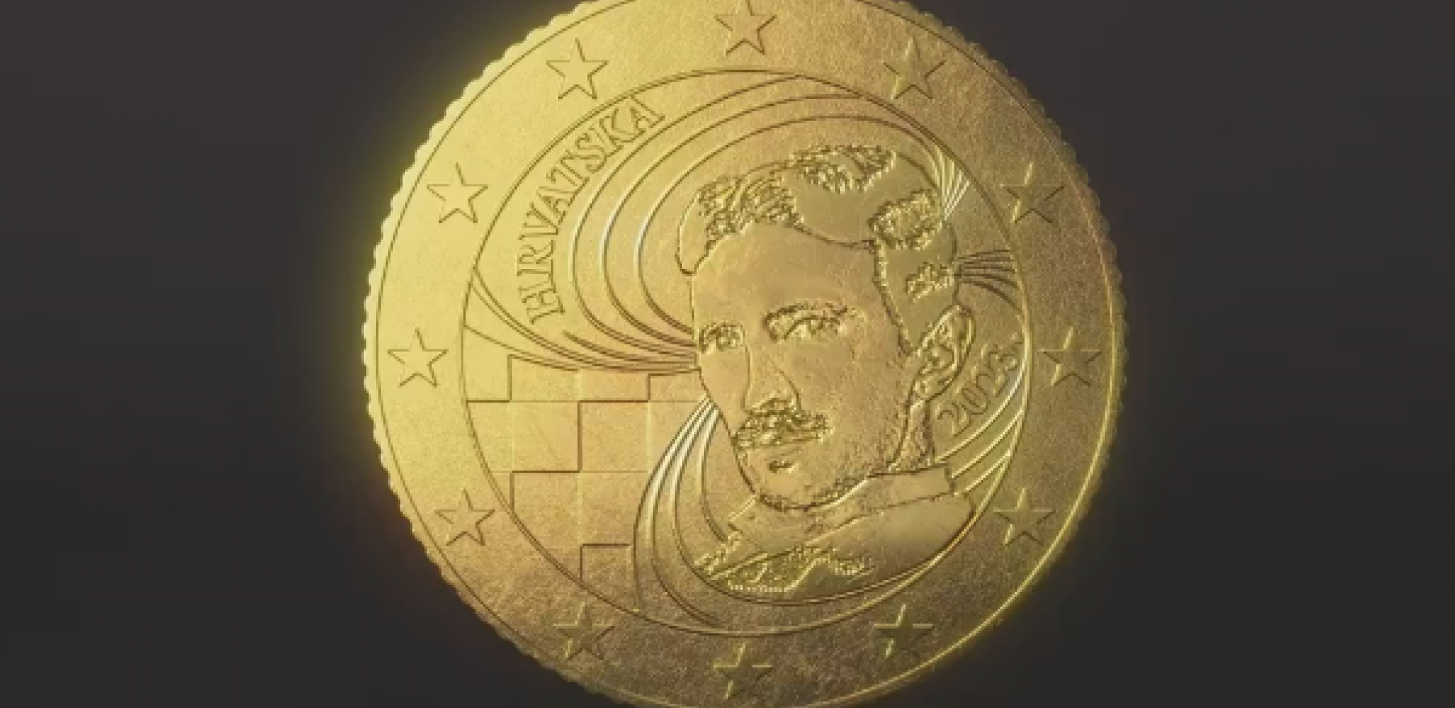 TESLA NA ŠAHOVNICI Hrvatska predstavila nove kovanice evra, lik najvećeg svetskog naučnika oskrnavljen ustaškim grbom