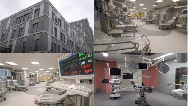 NAJMODERNIJA BOLNICA U OVOM DELU SVETA Otvara se novi Klinički centar Srbije! 12 spratova, 23 lifta, sobe sa kupatilom i televizorima, robotske operacione sale... (FOTO/VIDEO)
