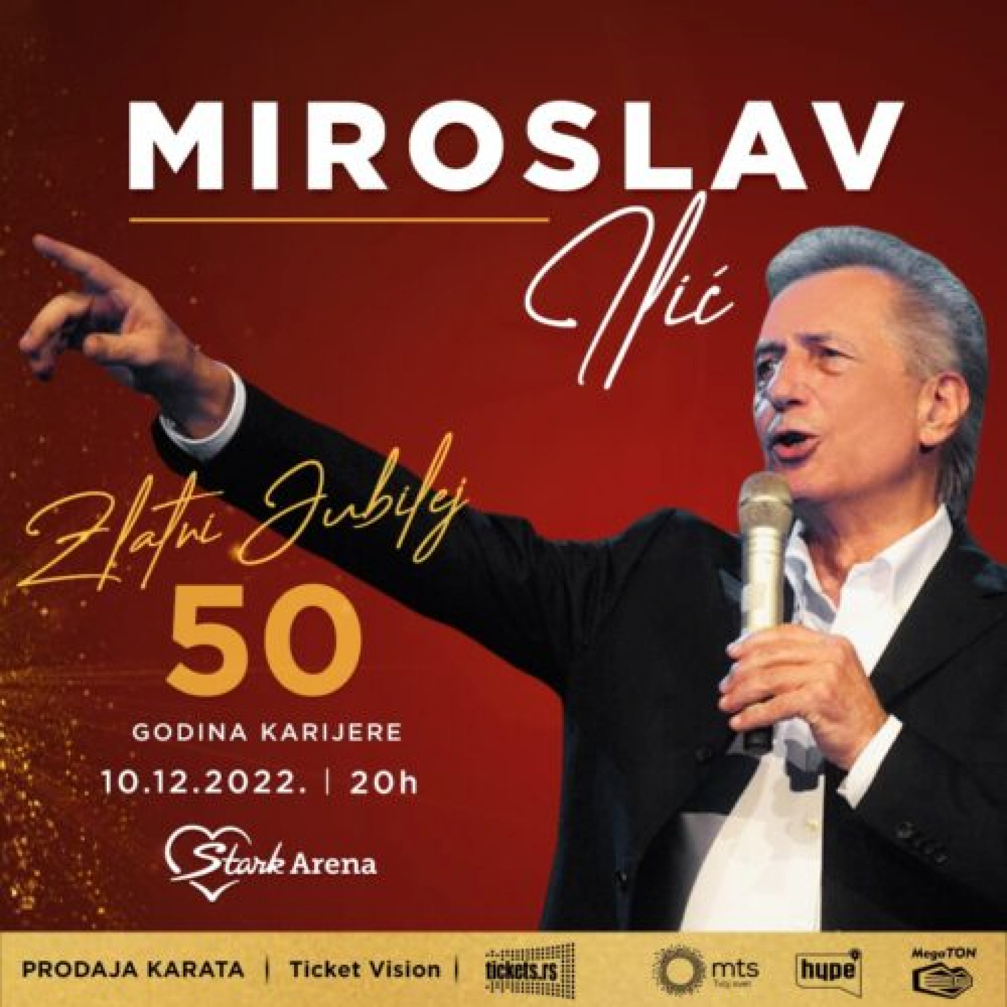 50 GODINA KARIJERE U ŠTARK ARENI! Miroslav Ilić obeležava svoj jubilej na grandiozan način!