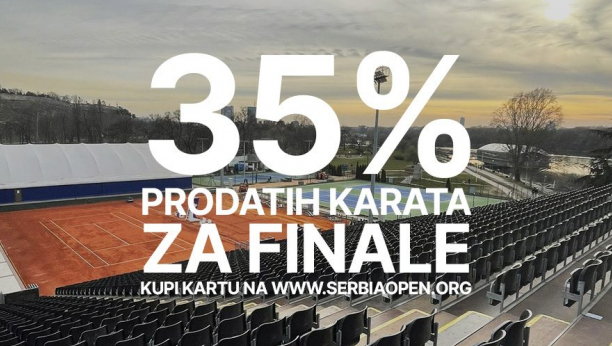 VELIKO INTERESOVANJE ZA KARTE SERBIA OPEN 2022 TURNIRA Prodato 35 odsto kapaciteta!