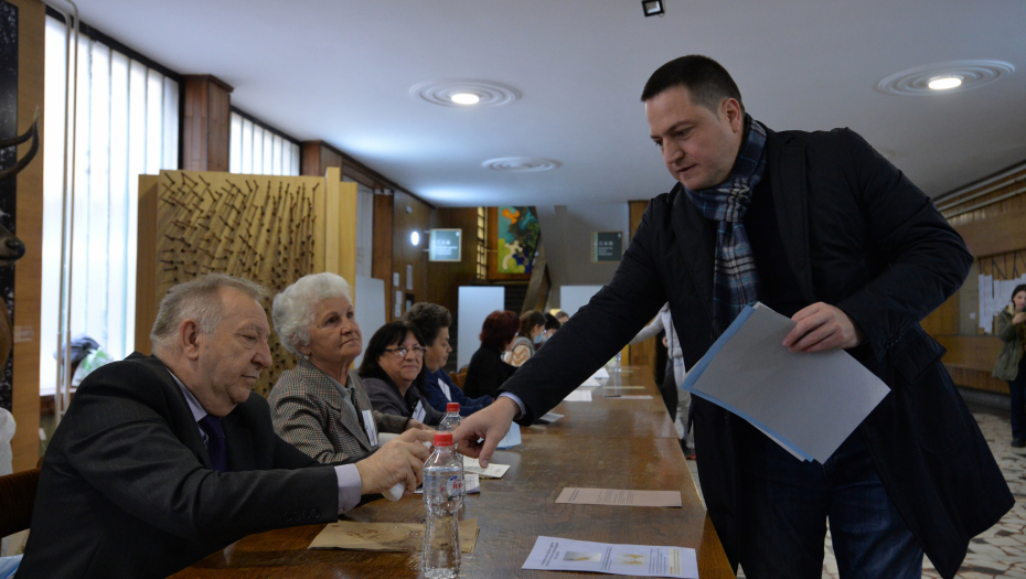 Branko Ružić glasao na Čukarici