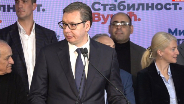 VUČIĆ SAOPŠTIO REZULTATE PREDSEDNIČKIH IZBORA Lider SNS otkrio koliko je glasova dobio, a onda je usledio gromoglasan aplauz