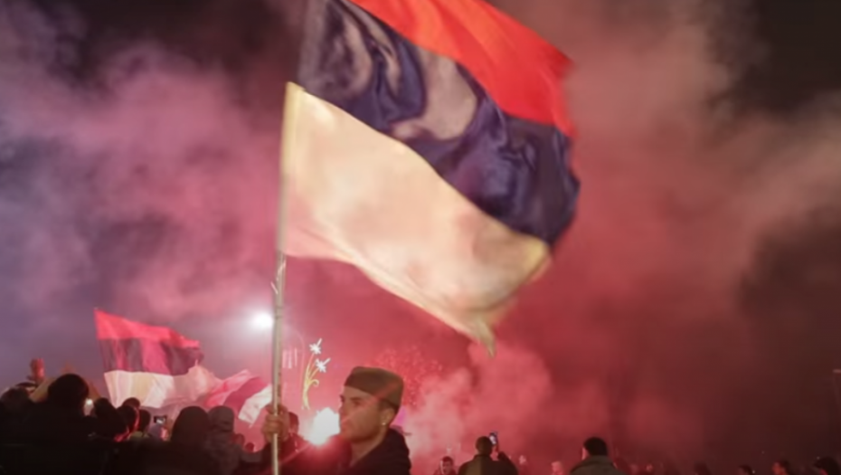 SRBI USTALI PROTIV ŠMITA Članovi BORS organizuju u Banjaluci veliki narodni skup pod nazivom "Sloboda"