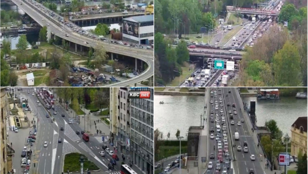 KOLAPS U BEOGRADU Evo koliko ljudi danas blokira saobraćaj u prestonici (FOTO)