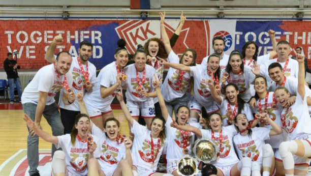 DUPLA KRUNA Košarkašice Crvene zvezde odbranile šampionsku titulu Srbije