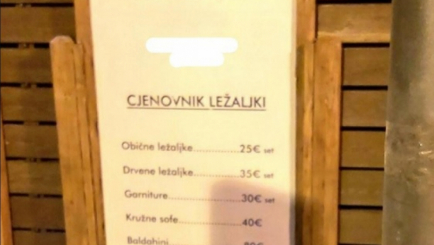 "ČIST BEZOBRAZLUK" Cene ležaljki na crnogorskoj obali izazvale burne reakcije na mrežama