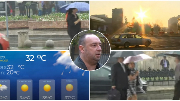 PREKO 30°C PA DRASTIČNA PROMENA VREMENA Burna reakcija atmosfere donosi NEVREME u Srbiju