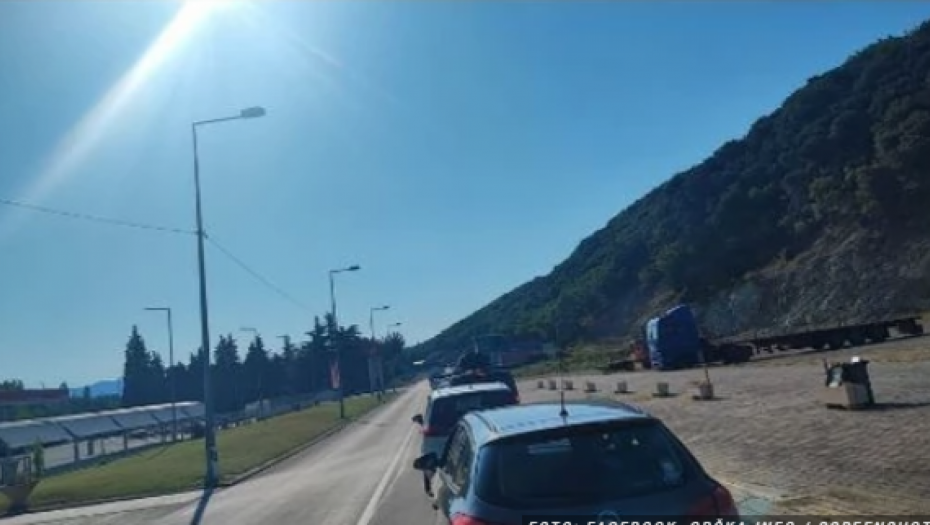 Alternativni granični prelaz između Severne Makedonije i Grčke, Dojran, na kojem obično nema gužve,