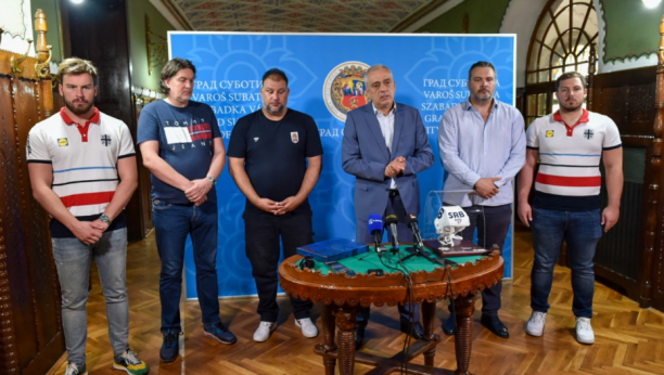 Gradonačelnik Subotice Stevan Bakić primio seniorsku vaterpolo reprezentaciju Srbije