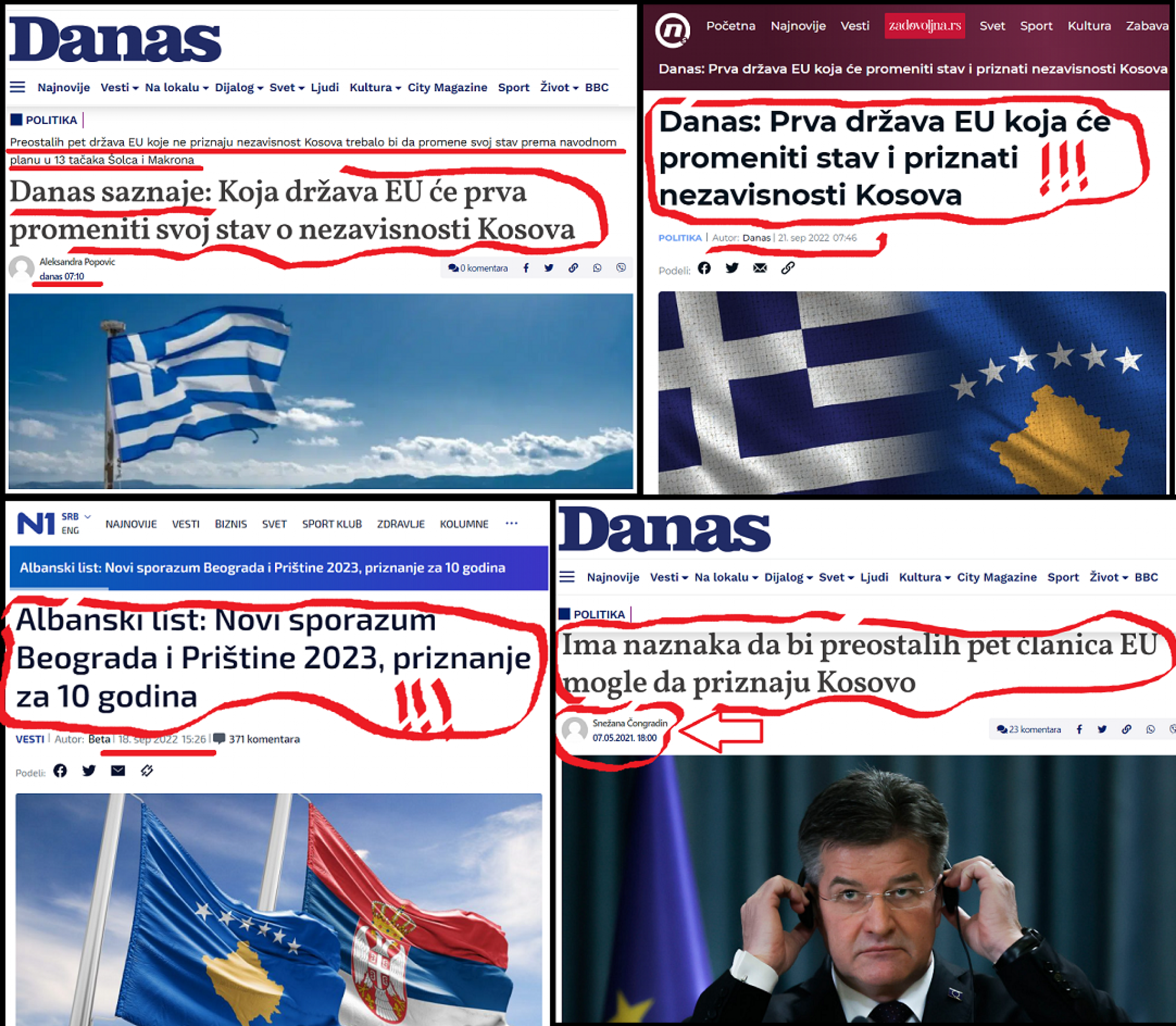 Nebojša Bakarec: Tajkunski mediji priželjkuju da 5 država EU prizna Kosovo!