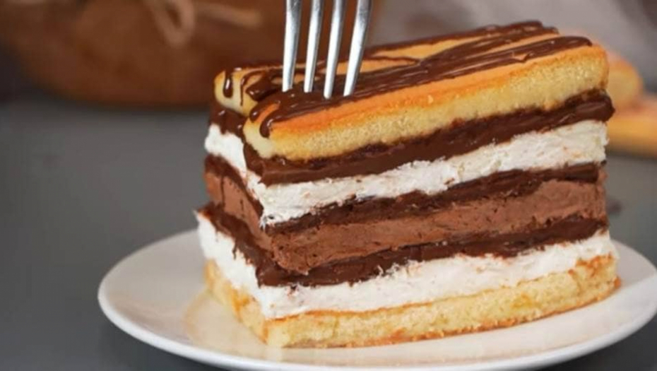 KREMASTA I BOGATA FANTAZIJA Nutela torta sa piškotama i belom čokoladom, izdašna i jednostavna
