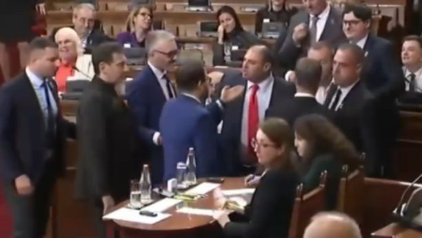 POSLANICI KRENULI DA SE TUKU Haos u Skupštini Srbije, Jeremićev poslanik ustao sa mesta, pa krenuo u obračun (VIDEO)