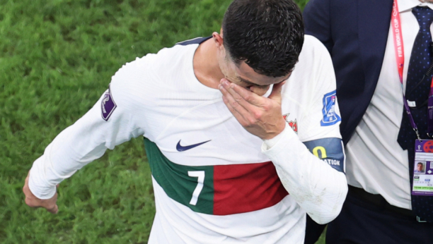 NEUTEŠNI RONALDO Portugalac ronio suze posle ispadanja sa Mundijala i velike pobede Maroka (VIDEO)