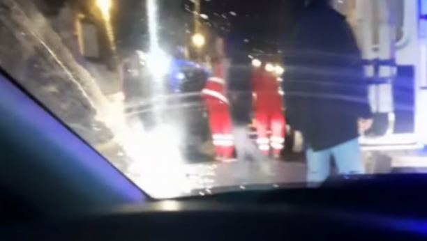 STRAVIČAN SUDAR NA ZRENJANINSKOM PUTU Pijani vozač udario u bankinu, od siline udara automobil se prevrnuo na krov (VIDEO)