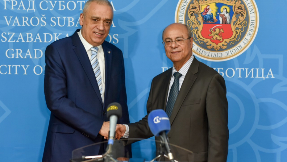 Gradonačelnik Subotice Bakić primio ambasadora Alžira Fataha Mahraza (FOTO)