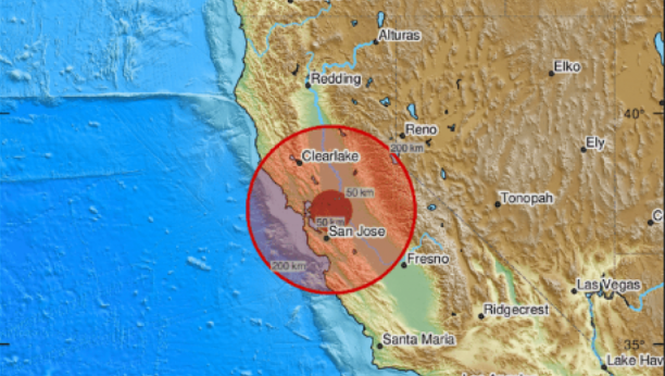 PREKO 5 RIHTERA Snažan zemljotres pogodio Kaliforniju, nestalo i struje (VIDEO)