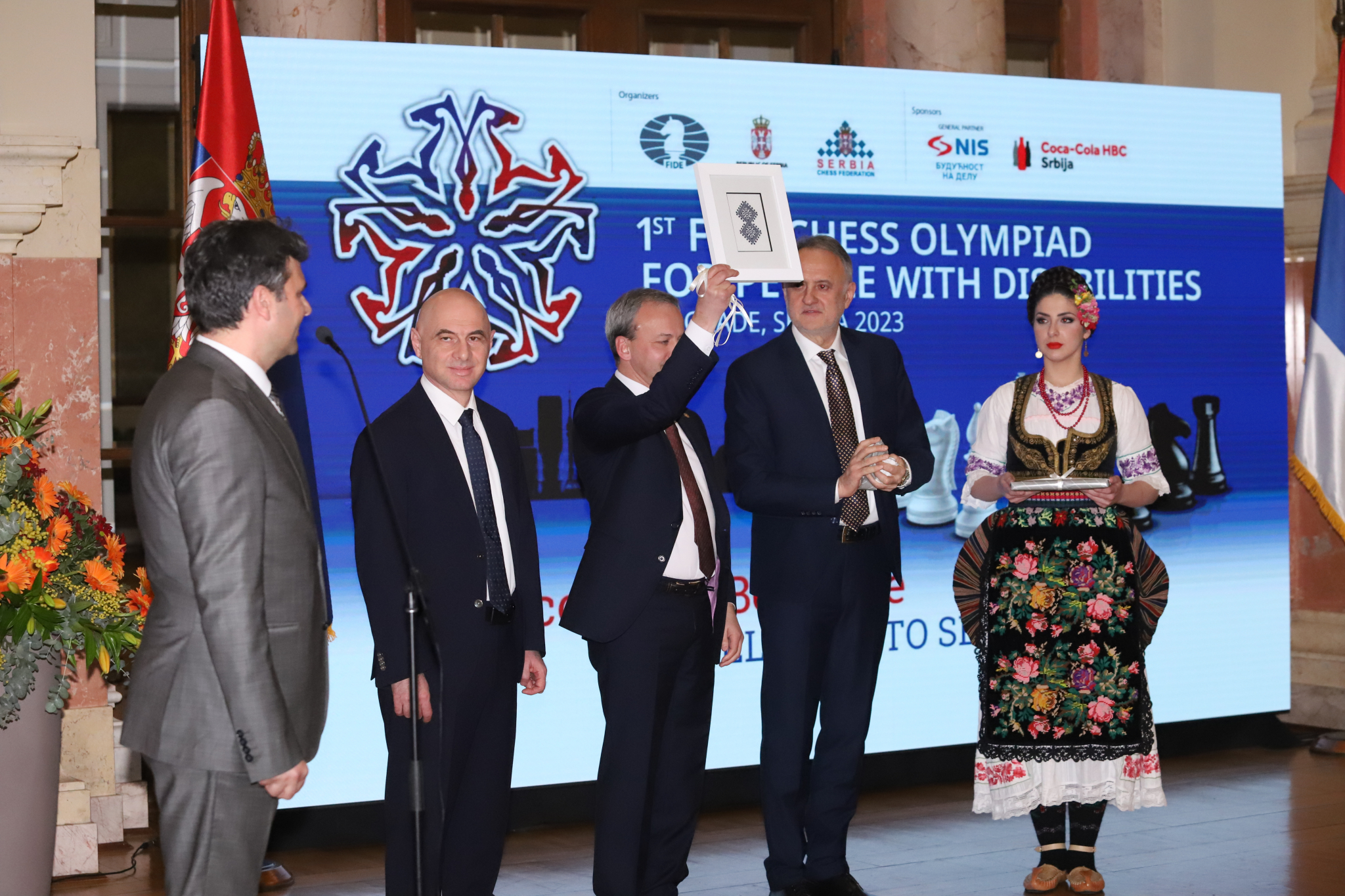ŠAHOVSKA ISTORIJA SE ISPISUJE U PRESTONICI SRBIJE U Beogradu otvorena prva FIDE šahovska Olimpijada za osobe sa invaliditetom, ministar Gajić poručuje: Ukazana nam je velika čast (VIDEO)