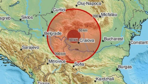 SERIJA POTRESA NA BALKANU! Novi snažan zemljotres u Rumuniji!