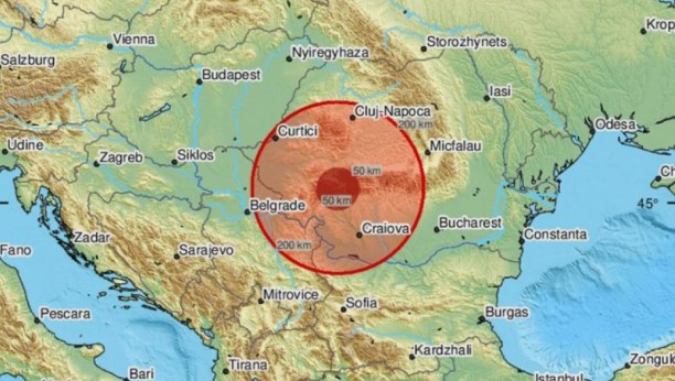 SERIJA ZEMLJOTRESA U RUMUNIJI Tlo se nije smirivalo celu noć, zabeleženo čak 13 potresa! Evo koliko su bili blizu Srbije