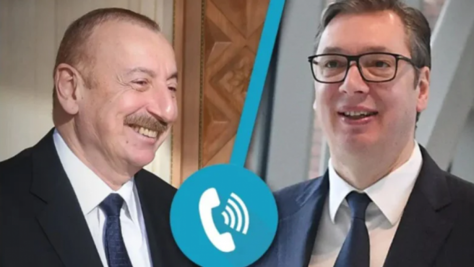 TELEFONSKI RAZGOVOR VUČIĆA I ALIJEVA Uzajamno poštovanje, razumevanje i međusobna podrška Srbije i Azerbejdžana
